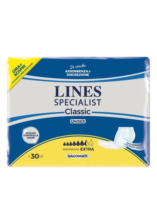 LINES CLAS SAGOMATO EXTRA 30PZ