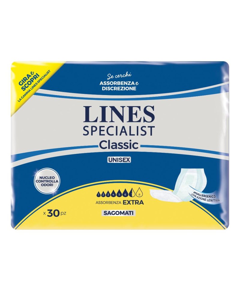 LINES CLAS SAGOMATO EXTRA 30PZ