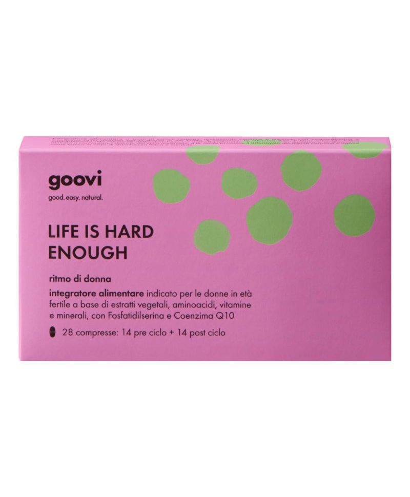 GOOVI LIFE IS HARD ENOUGH28 Compresse