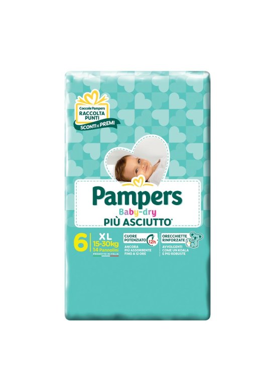 PAMPERS BD DOWNCOUNT XL 14PZ