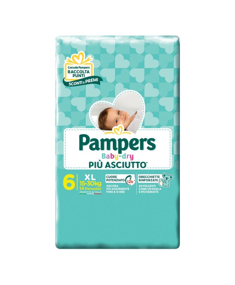 PAMPERS BD DOWNCOUNT XL 14PZ