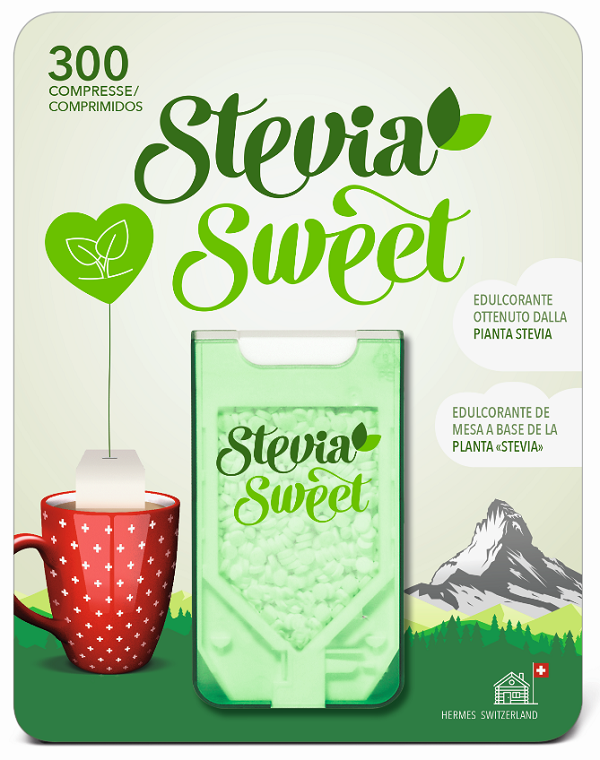 HERMESETAS STEVIA 300 Compresse