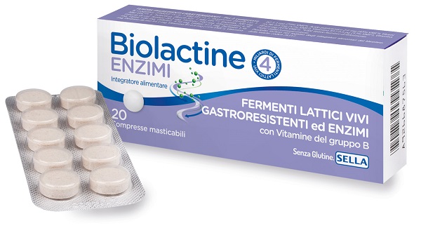 BIOLACTINE ENZIME 20CPR S/LATT