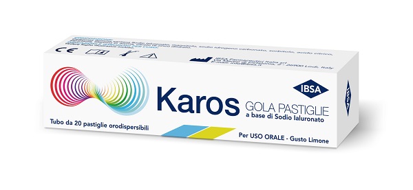 KAROS GOLA 20 PASTIGLIE con sodio ialuronato
