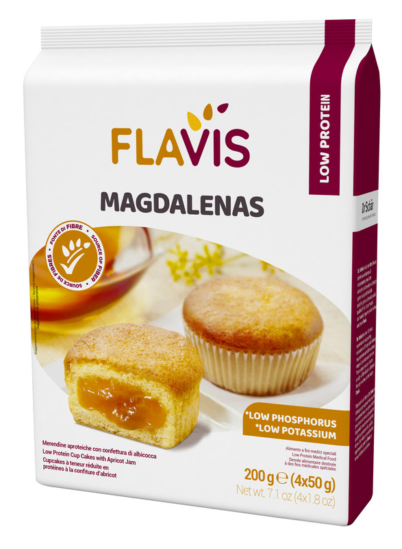 FLAVIS MAGDALENAS ALB 4X50G