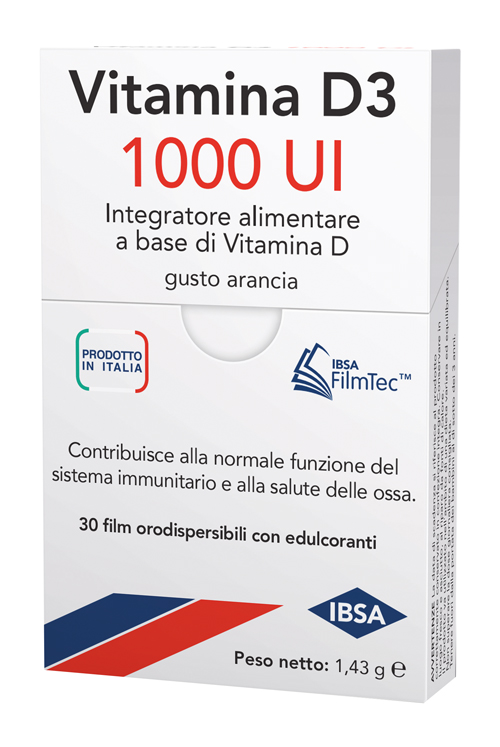 VITAMINA D3 IBSA 1000UI 30FILM