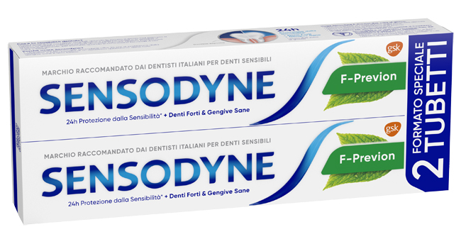 SENSODYNE F PREVION 2X75ML