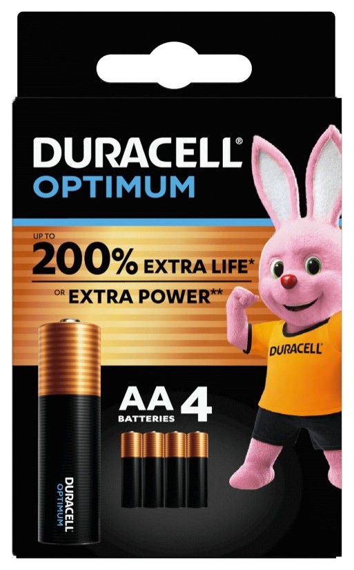 DURACELL OPTIMUM AA 1500 B4 4PZ