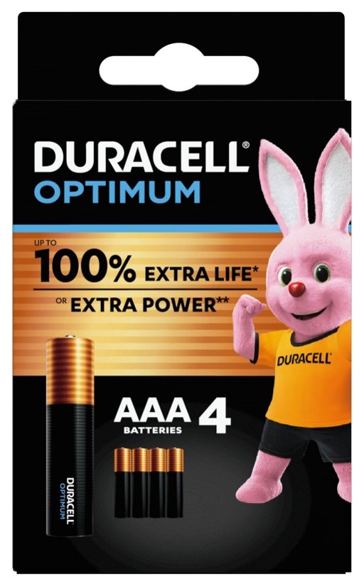 DURACELL OPTIMUM AAA 2400 B4 4PZ
