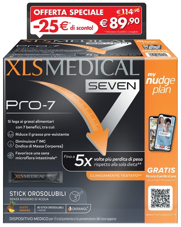 XLS MEDICAL PRO-7 90 STICK con Okranol per il controllo del peso