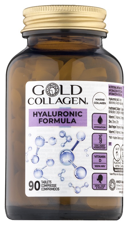GOLD COLLAGEN HYALURONIC 90 Compresse