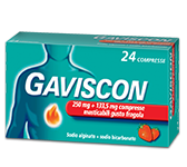 GAVISCON 24 Compresse FRAG250+133,5MG
