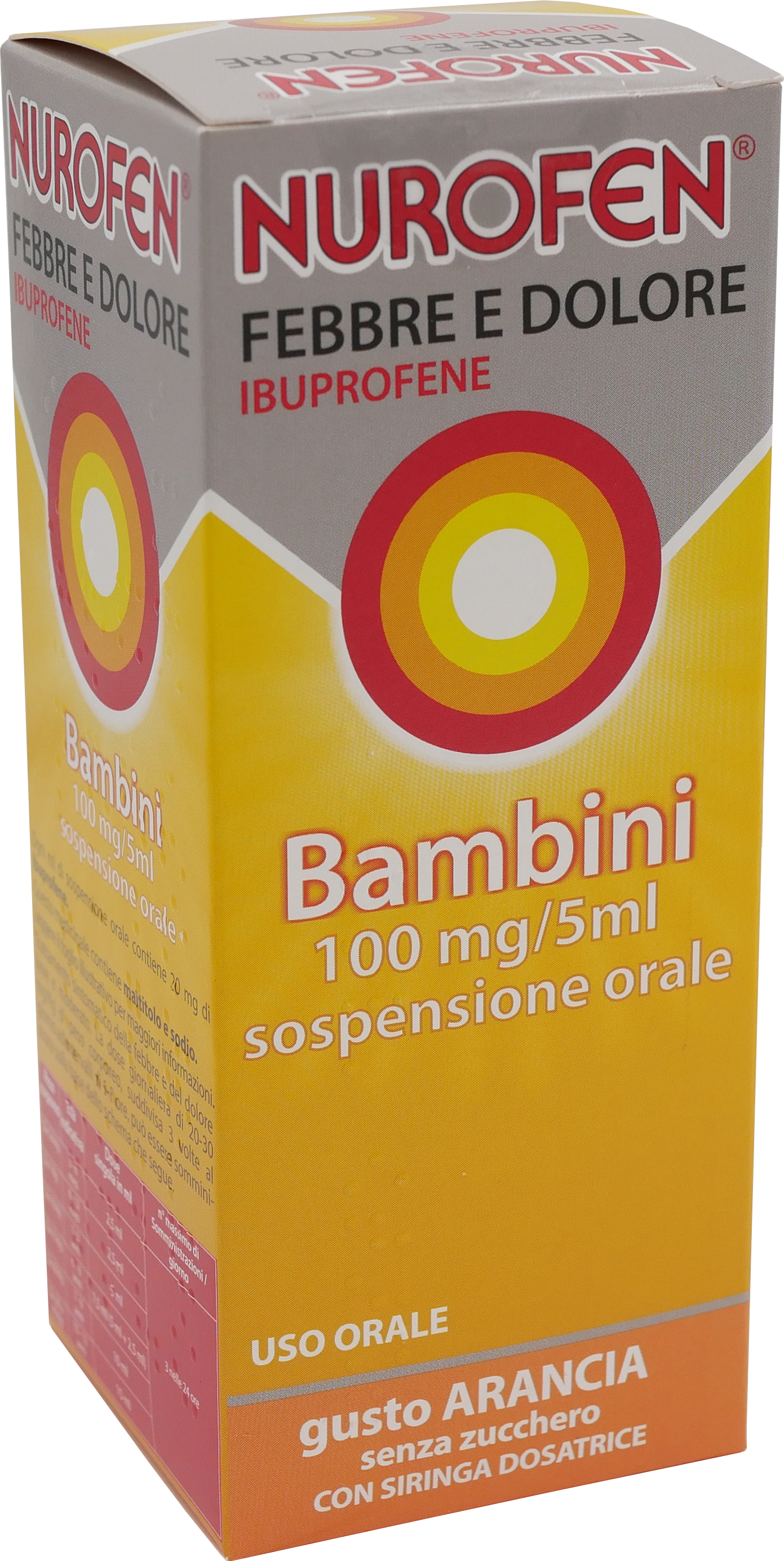 NUROFEN FEBBRE D BB100MG/5ML A