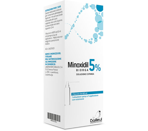 MINOXIDIL BIORGA SOL CUT60ML5%