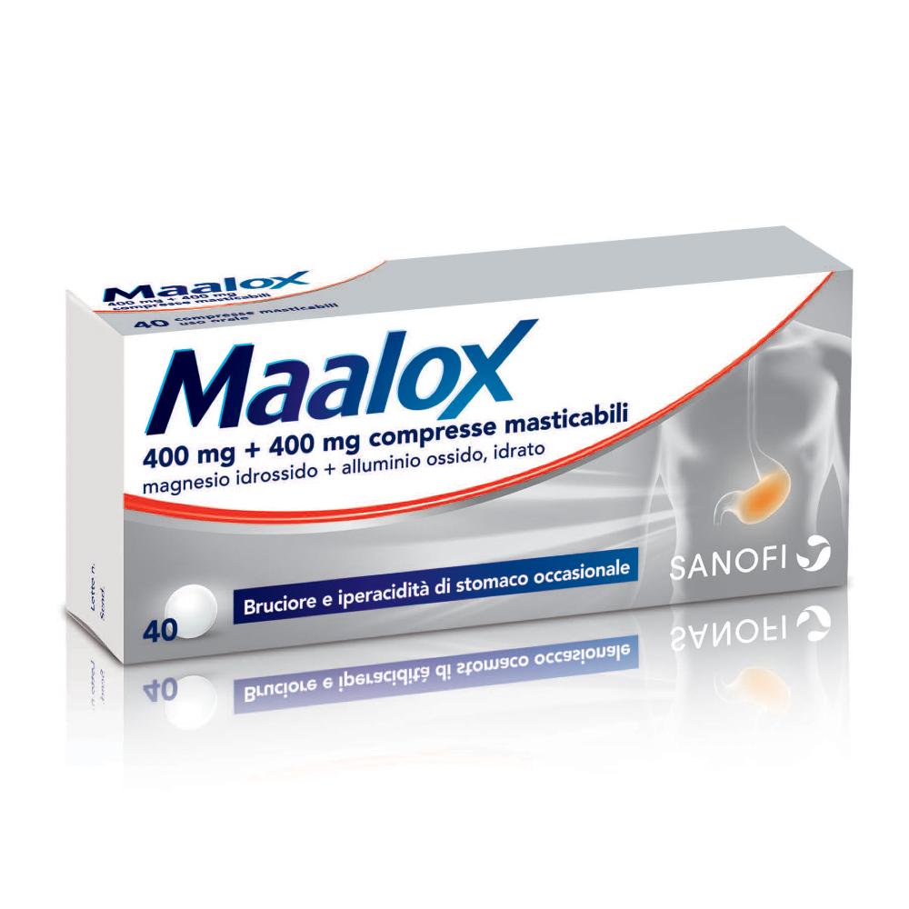 MAALOX 40 Compresse MAST 400MG+400MG