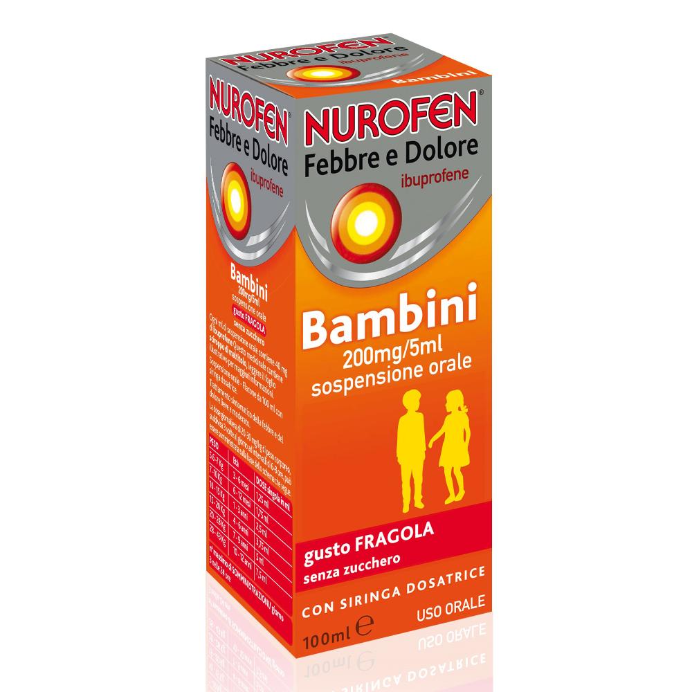 NUROFEN FEBBRE D 200MG/5ML FRA