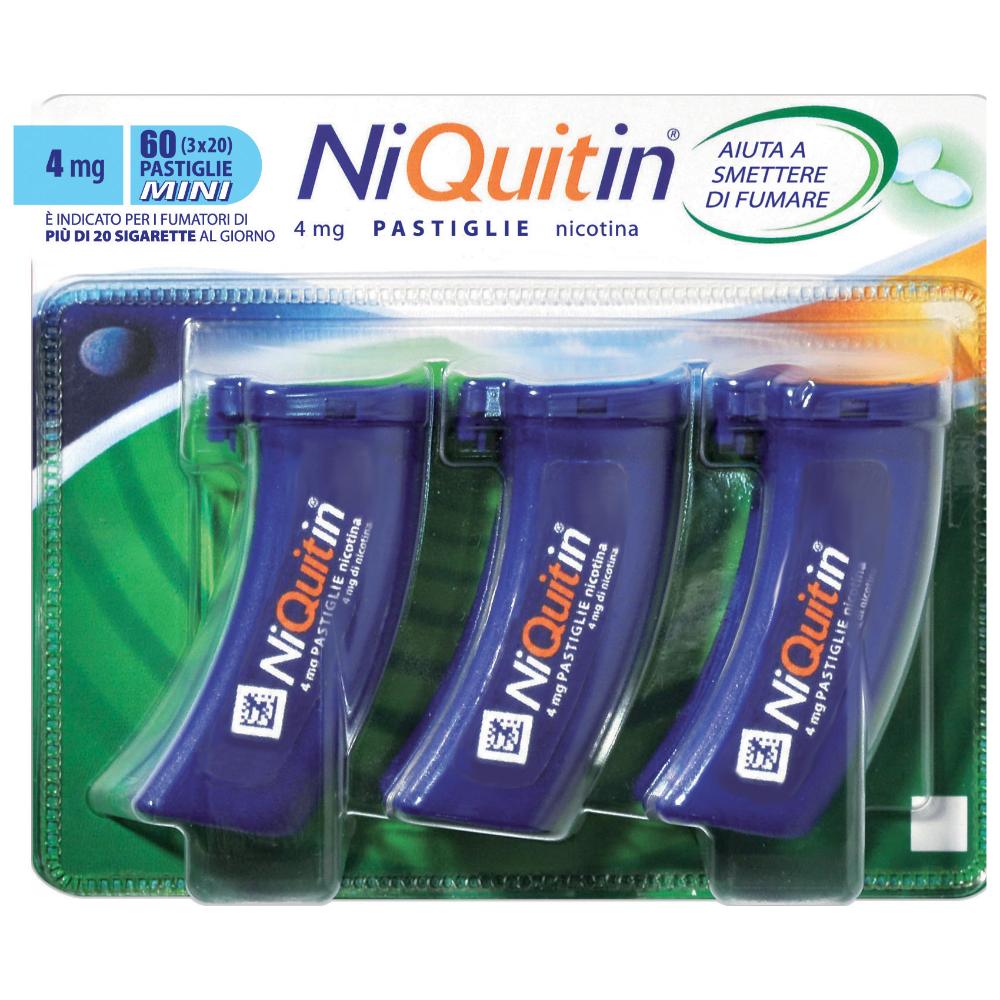 NIQUITIN 60PASTL 4MG MENTA FL