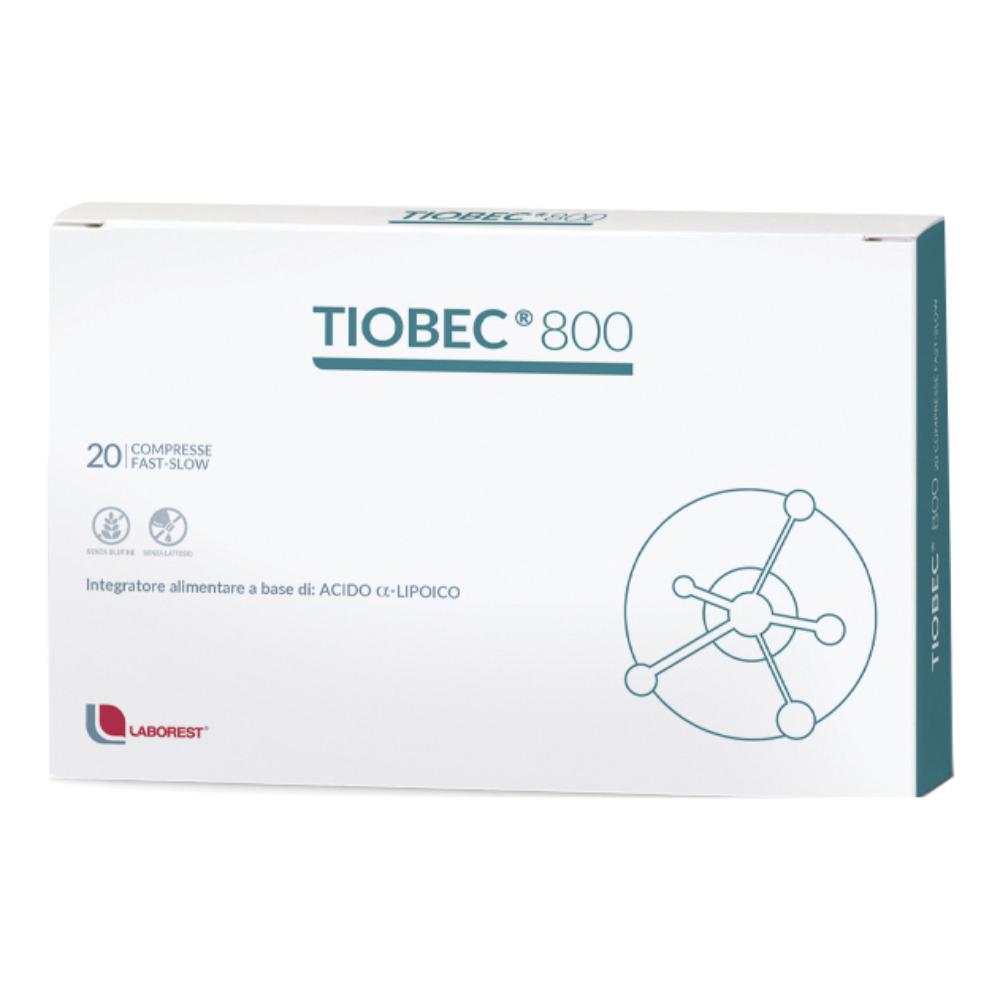 TIOBEC 800 20 Compresse FAST-SLOW con acido alfa-lipoico
